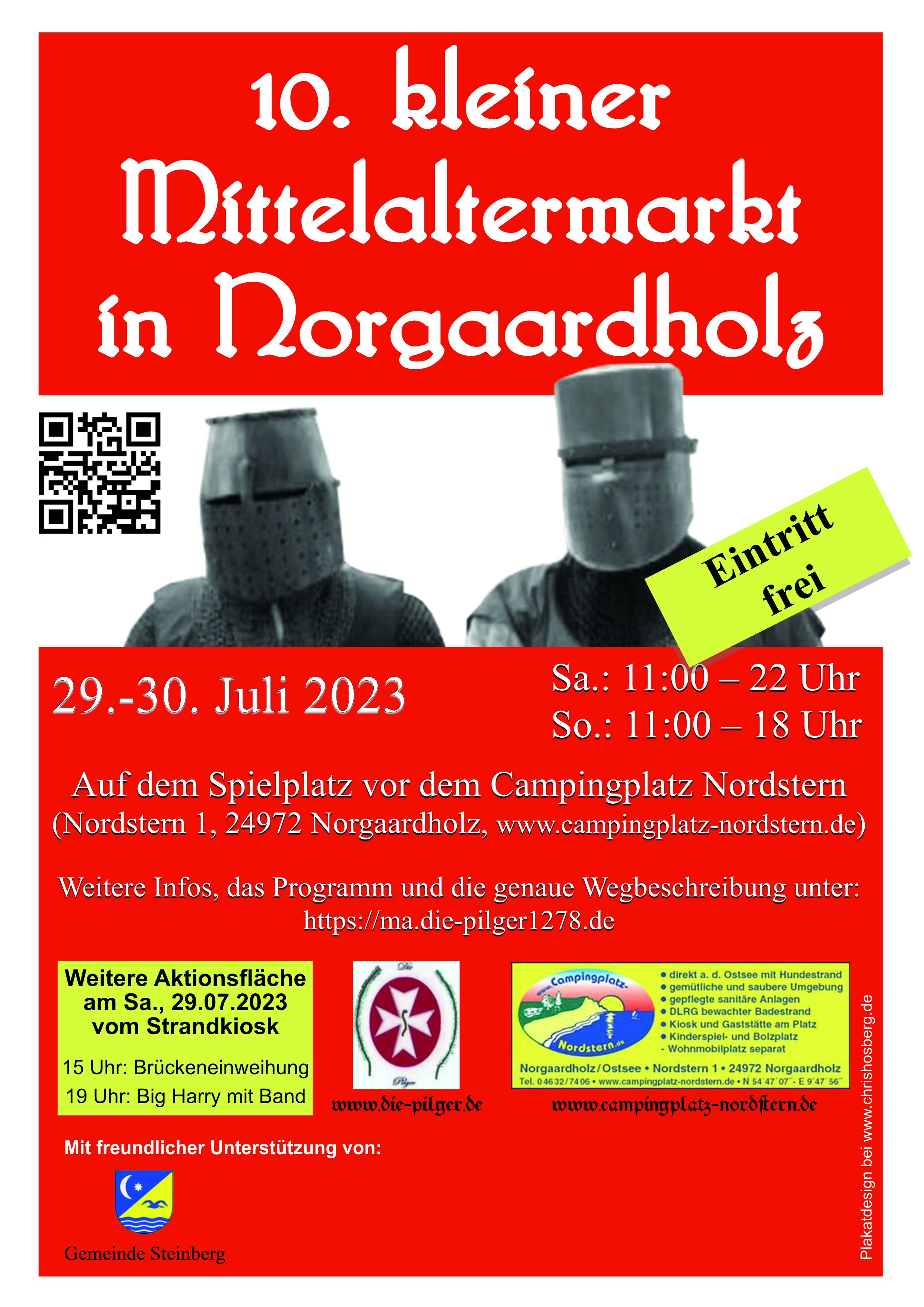 Plakat - 10. kleiner Mittelaltermarkt in Norgaardholz